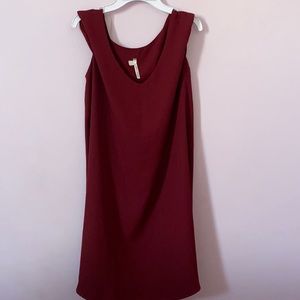 Red outing dress